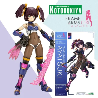 FRAME ARMS GIRL AYATSUKI không quy mô Aninm đầy đủ Hình ảnh lắp ráp hành động Mô hình robot Kotobukiya Hộp gốc Quà tặng đồ chơi cho trẻ em