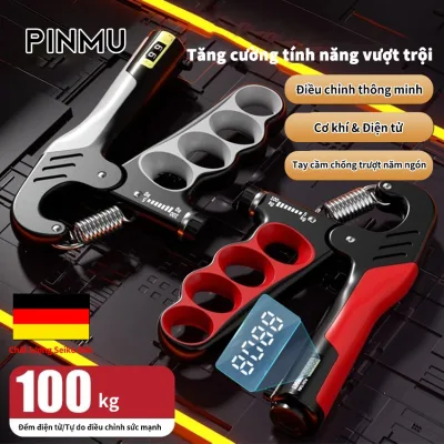 Kìm Bóp Tay PINMU Điều Chỉnh Lực Có Đếm 5-100kg Kìm Tập Cơ Tay Dụng Cụ Tập Gym Tại Nhà lỗi 1 đổi 1