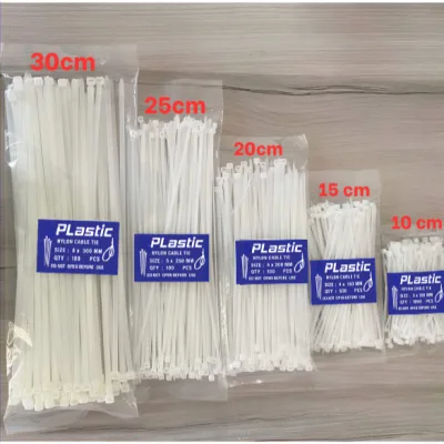 Dây Rút Nhựa có đủ kích cỡ 10cm, 15cm, 20cm, 25cm, 30cm.