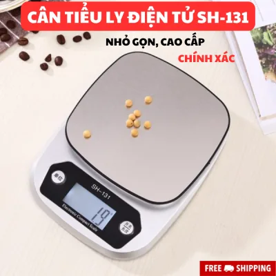 CÂN TIỂU LY ĐIỆN TỬ NHÀ BẾP SH -131 TẢI TRỌNG 5 KÝ VỚI ĐỘ CHÍNH XÁC CAO - CÂN ĐIỆN TỬ NHÀ BẾP - CÂN CẢM BIẾN