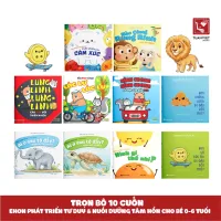 Sách Ehon - Phát Triển Tư Duy Cho Bé 0 - 6 tuổi - Combo 10 Quyển Sách Song Ngữ Việt - Anh - NXB Hà Nội
