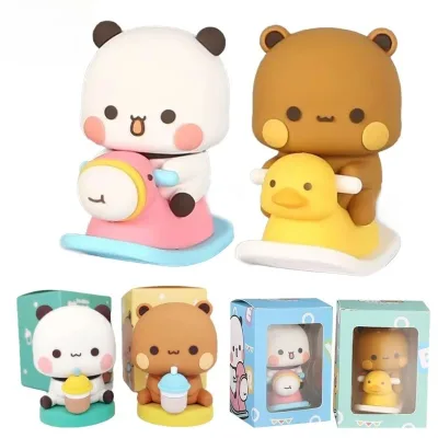 Bubu Dudu Gấu Trúc Anime Hình Thu Nhỏ Mô Hình Đồ Chơi Sưu Tập Hoạt Hình Gấu Trúc Bubu Dudu Hình Búp Bê Cô Gái Quà Tặng