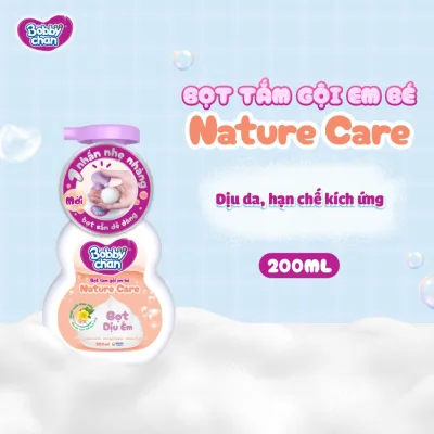Bọt tắm gội em bé - Làm sạch dịu nhẹ, hạn chế kích ứng 200ml (giao ngẫu nhiên)