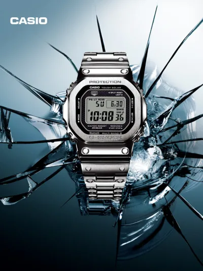 Casio | Đồng Hồ Bạc Kỷ Niệm Đặc Biệt Có Năng Lượng Mặt Trời Bluetooth Radio Wave