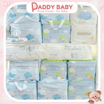 Tã/bỉm ELPRAIRE Hàn Quốc dán/quần đủ size - elprairie x paddybaby