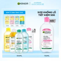 Nước Tẩy Trang làm sạch sâu dịu nhẹ cho mọi loại da - Garnier Micellar Cleansing Water 400ml & 700ml