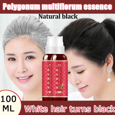Tinh chất dưỡng tóc đen Shouwu nuôi dưỡng chân tóc giúp tóc đen bóng ngăn ngừa rụng tóc chăm sóc cá nhân nhẹ nhàng và không gây kích ứng100ML