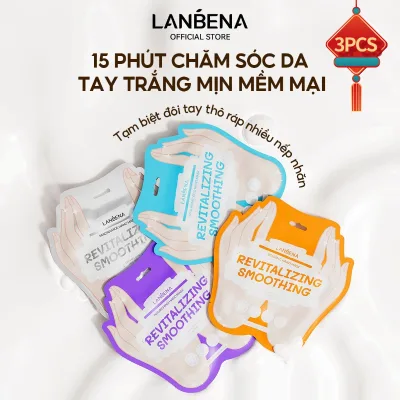 ️3PCS️Mặt Nạ Dưỡng Da Tay Lanbena Làm Trắng Dưỡng ẩm Chống Nếp Nhăn Cao Cấp,Tẩy tế bào chết, dưỡng ẩm, làm trắng, trẻ hóa da, mặt nạ chân