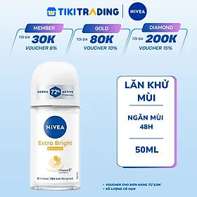 Lăn Ngăn Mùi NIVEA Sáng Mịn Mờ Thâm Se Khít Lỗ Chân Lông (50 ml) - 81644