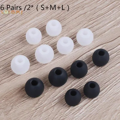 6 Cặp / 2 * (S + M + L) Miếng đệm tai bằng cao su silicon Miếng đệm tai nghe nhét tai đa năng Tai nghe thay thế Tai nghe nhét tai Đệm tai [Hot]