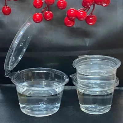 50 cái hủ sốt nhựa nắp liền, hũ đựng nước chấm/Panna Cotta, kích cỡ 1oz/2oz / 2.5oz / 3oz, tiện dụng, vệ sinh, có giá sỉ