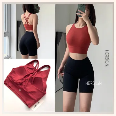 Bộ đồ tập gym nữ ngắn Đồ tập yoga nữ Set thể thao quần ngố chạy bộ đạp xe HERSIGN-SMIXB21NS116A