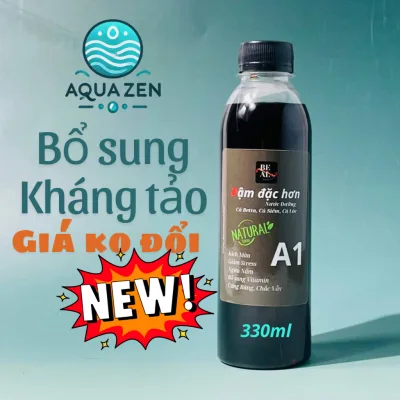 Nước Dưỡng cá A1 Plus bổ sung tô mọc chất kháng tảo giúp hỗ trợ tiêu hoá cho cá lên màu khử mùi hôi