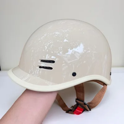 Mũ Bảo Hiểm Cá Heo Chính Hãng HelMet, Thiết Kế Nửa Đầu, Đạt Chuẩn Quatest 3
