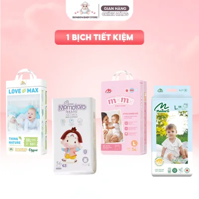 Tã Bỉm Momotaro, Momo Diamond, Momo Nature Mới, Love Max Cho Bé