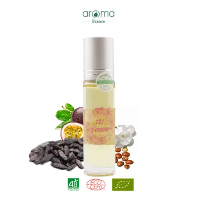 Natural perfume aroma incense passion fruit, wine rum Musk, jasmine West-121 femme 10ml