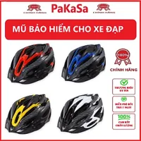 Nón bảo hiểm xe đạp thể thao siêu nhẹ thoáng khí PaKaSa - Hàng chính hãng (giao màu ngẫu nhiên)