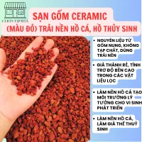 1kg Sạn gốm ceramic (màu đỏ) Trải Nền Hồ Thủy Sinh