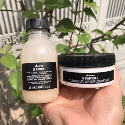 Davines Oi Shampoo Conditioner 90Ml/75Ml Travel Size