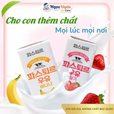 Sữa Ăn Ngon Lotte Pasteur giúp bé ăn ngon, tăng cân, tăng chiều cao vượt trội