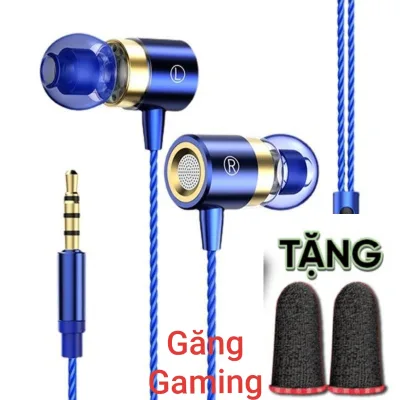 Tai Nghe Nhét Tai Mp3 / MP4 Có Micro Jack 3.5mm Cho Điện Thoại