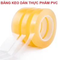 Băng dính dán hộp bánh kẹo, đồ ăn vặt, socola, dán các loại hộp nhựa và kim loại