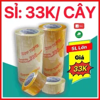 Băng Keo, Băng Dính Trong/Đục 4.8cm - 200Yard (1.8kg/cây 6 Cuộn), Băng Keo 100Y, 200Y Dán Thùng,Đóng Gói