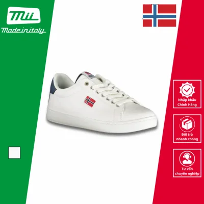 White Men's Sneakers - Norway - Imported Directly from Italy_514000