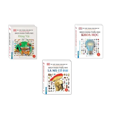 Sách Combo 3c - Bách khoa thiếu nhi Động Vật & bách khoa thiếu nhi la mã cổ đại & bách khoa thiếu nhi khoa học(bìa cứng)