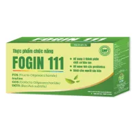 Thực phẩm chức năng FOGIN 111 hộp 20 gói x3g - bổ sung chất xơ & probiotics hỗ trợ điều trị táo bón