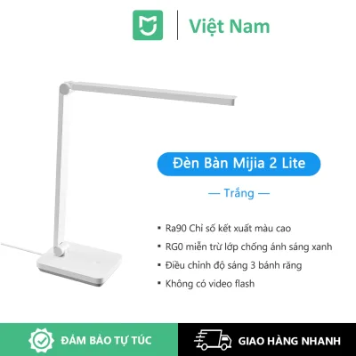 Mijia Đèn bàn 2 Lite đèn cạnh giường sáng gấp 3 góc mờ ra90 bảo vệ mắt đèn LED học tập đọc sách tại Nhà Văn phòng học sinh trẻ em