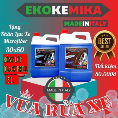 Dung Dịch Dưỡng Bóng Lốp Xe Ekokemika Black Brill 5L Phục Hồi Bảo Vệ Lốp Đen Bóng Khoẻ Đẹp Như Mới