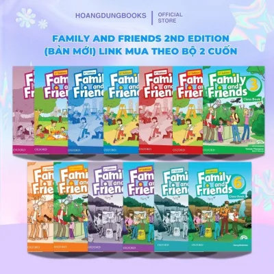 Sách tiếng Anh - Combo 2 Sách: Family And Friends 2nd Edition (Classbook + Workbook) (Phiên bản mới)