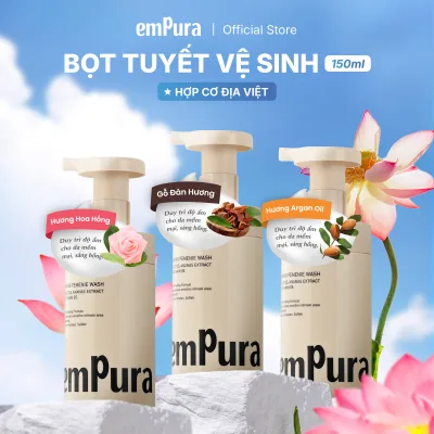 Dung Dịch Vệ Sinh Nữ Dạng Bọt Sạch Sâu, Dịu Nhẹ, An Toàn EmPura Foaming Feminie Wash 150ml