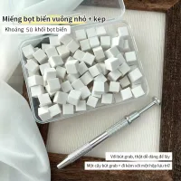 Miếng bọt biển vẽ móng nghệ thuật đặc biệt - 50 miếng bọt biển mỗi hộp + kẹp móng tay