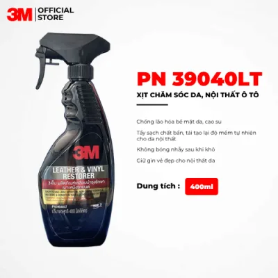 Chai Xịt Bảo Dưỡng Nội Thất 3M 39040LT (400ml) Dưỡng Bóng, Làm Sạch