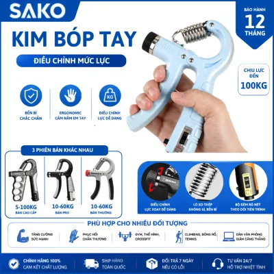 Kìm Bóp Tay, Kìm Tập Cơ Tay, Dụng Cụ Tập Gym Tại Nhà Điều Chỉnh Lực Có Đếm 10-60kg TOPBODY KIMCA03