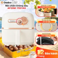 Nồi chiên không dầu GAABOR AF20M-YE01S dung tích 2L công suất 900W nóng nhanh, nhỏ gọn, giá rẻ