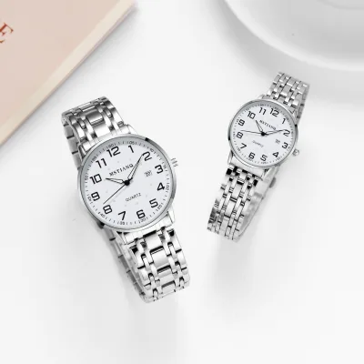 Đồng hồ doanh nhân chính hãng Đồng hồ đeo tay nam nguyên bản Đồng hồ thép không gỉ thể thao chống thấm nước Đồng hồ nam trung niên Lịch phát sáng Đồng hồ đeo tay thạch anh thời trang đẹp trai cao cấp