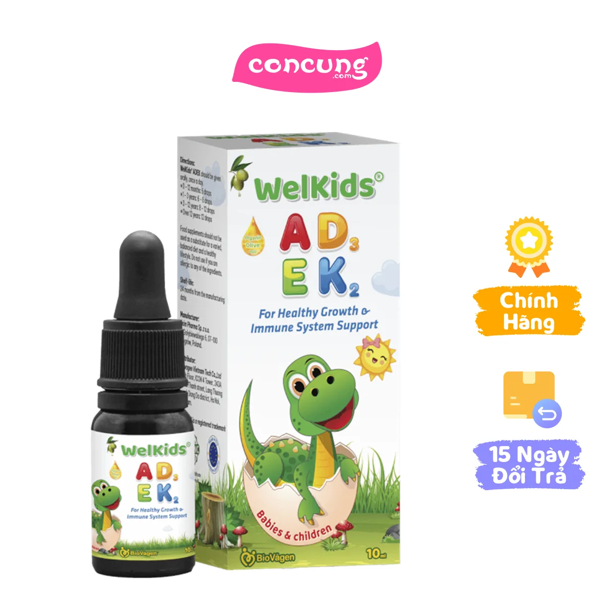 Thực phẩm bảo vệ sức khỏe Welkids AKDE