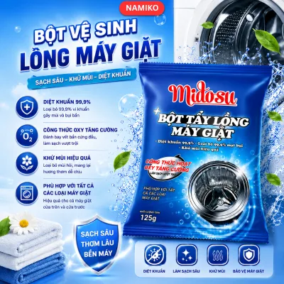Bột Tẩy Vệ Sinh Lồng Giặt NAMIKO Làm Sạch Diệt Khuẩn Loại Bỏ Cặn Mùi Hôi Hiệu Quả Nhanh Chóng