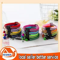 Vòng cổ phản quang cho thú cưng, Vòng cổ thú cưng có thể điều chỉnh, Dây đeo vòng cổ chó mèo có chuông và khóa an toàn
