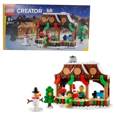 LEGO 40602 Bộ Đồ Chơi Lắp Ráp Gian Hàng Chợ Mùa Đông, Đồ Chơi Giáo Dục Dành Cho Trẻ Từ 6-12 Tuổi
