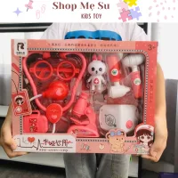 Bộ đồ chơi bác sĩ thỏ cho bé trai gái mô phỏng thiết bị y tế đồ chơi trẻ em nhập vai