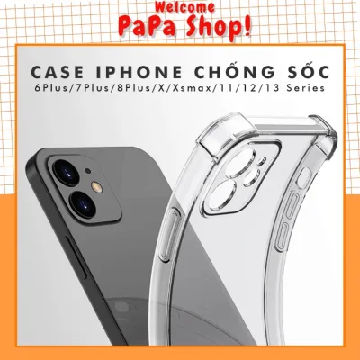 Ốp trong iphone 17 pro max 14 15 16 ProMax plus 11 12 pro max 13 pro max 7 plus 8 X xr Xs Max dẻo trong chống sốc