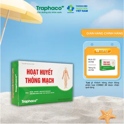 TPBVSK Hoạt Huyết Thông Mạch - Bổ Khí Bổ Huyết Hỗ Trợ Giảm Tê Mỏi Tê Bì Nhức Đầu Mất Ngủ Hộp 30 Viên