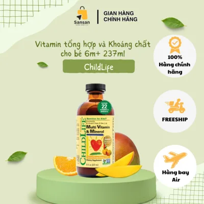 Siro Vitamin tổng hợp và Khoáng chất ChildLife Multi-Vitamin and Mineral 237ml - Nội địa Mỹ