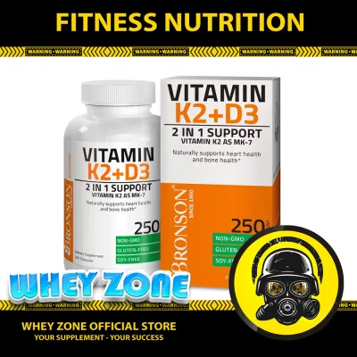 Bronson Vitamin K2 D3 - Mk7 - Hỗ Trợ Giúp Xương Chắc Khỏe, Tăng Hóc Môn, Phát Triển Cơ