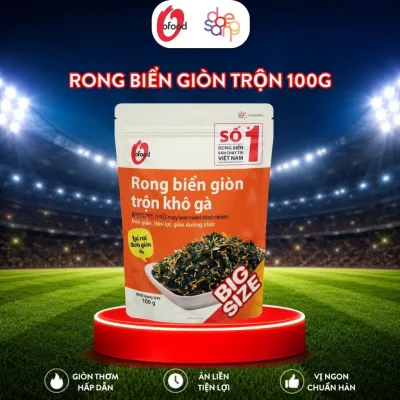 Rong Biển Giòn O’food khô gà – Snack Rong Biển Hàn Quốc – Ăn Liền Tiện Lợi