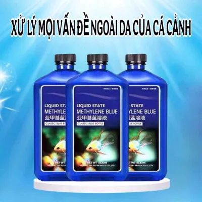 Methy Len Blue Yee (Combo 3 chai)- xử lý các vấn đề ngoài da ở cá thuỷ sinh, chai 235ml